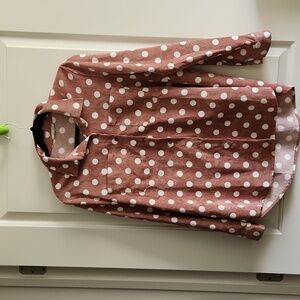 Mystree collared polka dot shirt